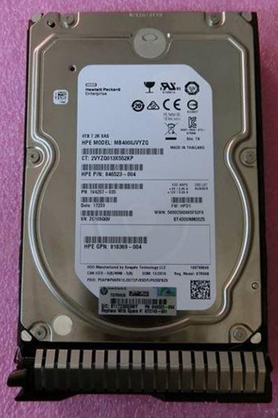 HP Enterprise OEM HPE 4TB SAS 12G 7.2K LFF SC DS HDD