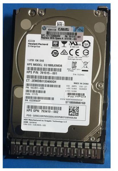 Depot International Remanufactured HPE 1.8TB 12G 10K SFF 512e DS SC Hard Drive