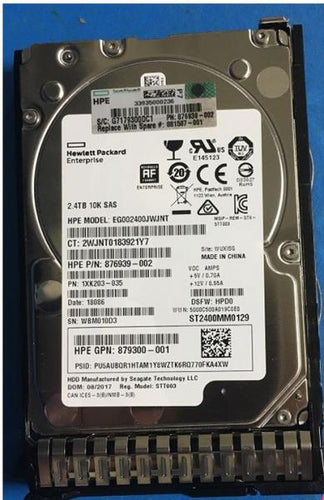 Depot International Remanufactured HPE 2.4TB 12G 10K SFF SAS SC DS Hard Drive
