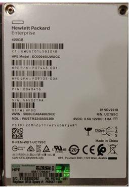 Depot International Remanufactured HPE 400GB SAS WI SFF SC DS SSD