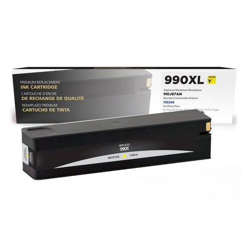 Clover Imaging Remanufactured High Yield Yellow Ink Cartridge for HP M0J97AN (HP 990X)