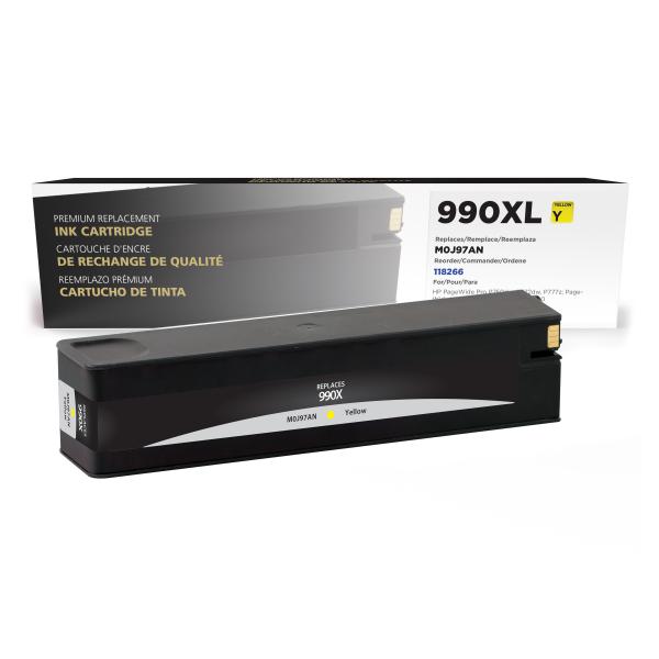 Clover Imaging Remanufactured High Yield Yellow Ink Cartridge for HP M0J97AN (HP 990X)